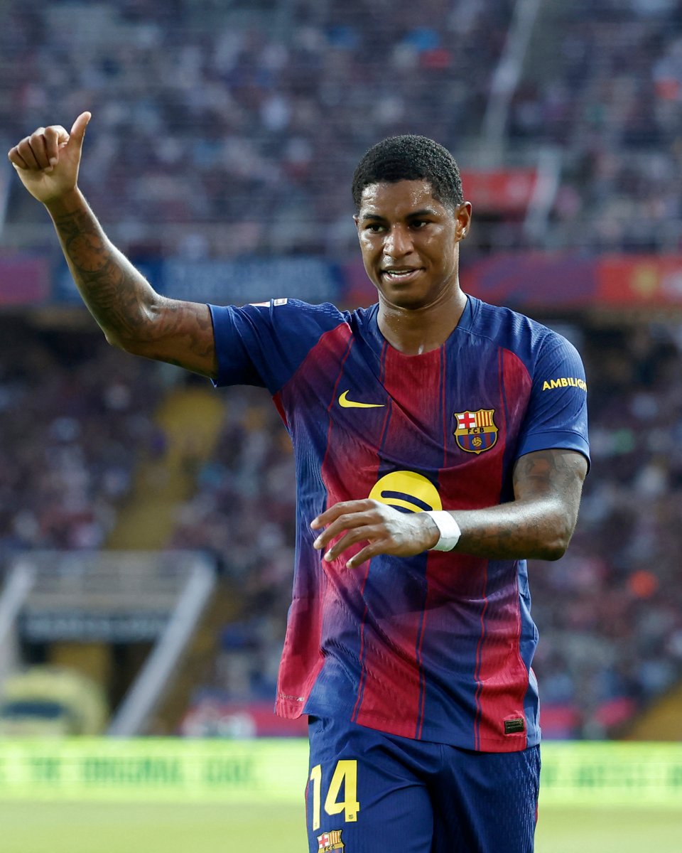 Marcus Rashford now has 3⃣ assists and 2⃣ goals in his last 5⃣ appearances for Barcelona 😎