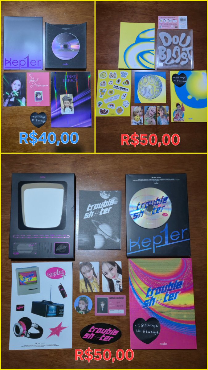 VENDA/VENDO
Kep1er 
álbum 

🌸 Valores na imagem + fretes (a calcular pelo superfrete)
🌸 Vídeos e fotos no privado

• envio quarta-feira 
• feedbacks no tt: @/s_wooya e ig @/swo.oya