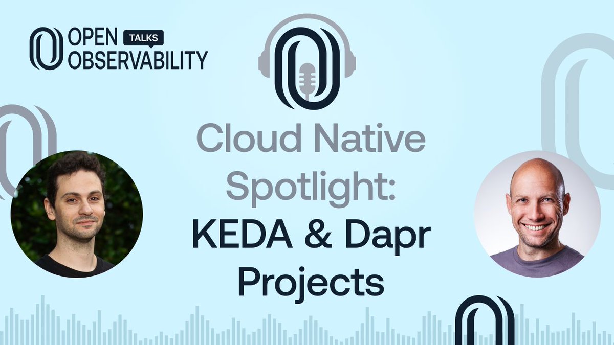 📢 September episode is out! 📢

Cloud Native Spotlight: #KEDA &amp; #Dapr

<a href="/horovits/">𝙳𝚘𝚝𝚊𝚗 𝙷𝚘𝚛𝚘𝚟𝚒𝚝𝚜</a> hosting the projects' co-creator <a href="/yaronschneider/">Yaron Schneider</a>, and co-founder and CTO <a href="/diagridio/">Diagrid</a>.

🎧 podcasters.spotify.com/pod/show/openo… 
📺 youtube.com/watch?v=D22BQV…

Or read the recap post:
👉 horovits.medium.com/building-micro…