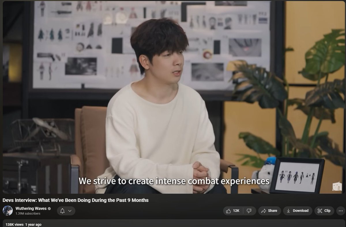 People try to discredit anybody asking for a little more combat content in wuwa after about 3 whole patches of no combat events and use the excuse that its a story game, like the devs themselfs didnt say these words, "Well, pardon me, excuse the shit out of my goddamn French"