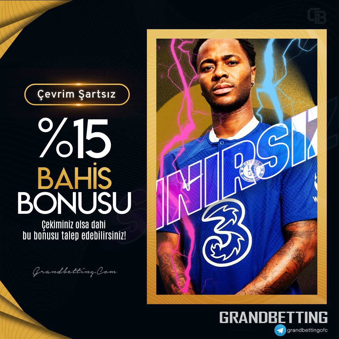 🎉 SINIRSIZ VE ÇEVRİMSİZ BAHİS BONUSU İLE KAZANMAYA VAR MISIN? 🎉

Yapacağınız tüm yatırımlara çekiminiz olsa dahi %15 Çevrimsiz Yatırım Bonusu ya da %15 Kayıp Bonusu alabilirsiniz. 💸

100 TL ve üzeri yatırımlarınız adına geçerli bu avantajlı promosyonda üst limit yok! 💰