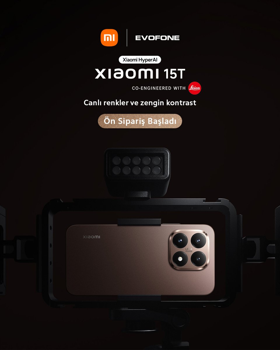 mistoreturkiye's tweet image. 📸 Yeni Xiaomi 15T ile tanışın!
Farklı odak uzaklıklarında HDR10+ desteği ile her karede canlı renkler ve zengin kontrast sizi bekliyor.

#Xiaomi15T #XiaomiTürkiye #CanlıRenkler #ZenginKontrast #YeniNesilFotoğrafçılık