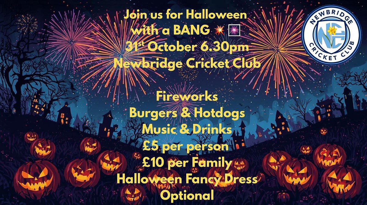 Join us for a Spooky Spectacular with a Bang 💥🎃👻 Prize for the Best Fancy Dress 🏆