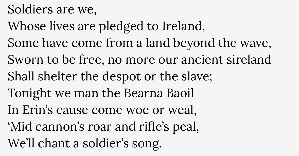 djryanconway's tweet photo. @DickWolf86 Understandable 😂 it’s sang in Irish but here’s an English translation for you. https://t.co/GK9CUITblD