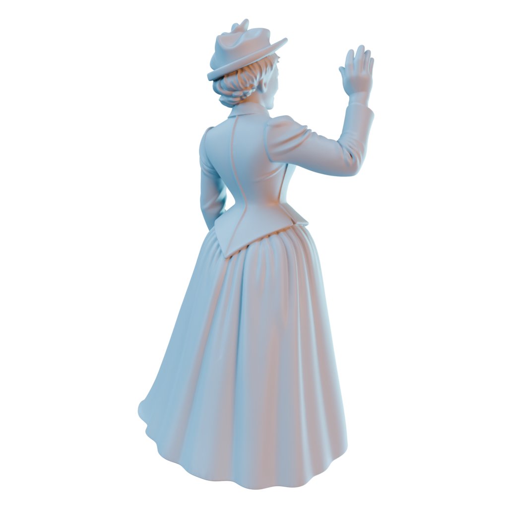 BKGcode_Models's tweet image. Imagine an elegant lady from the 1890s, wearing a Victorian-style dress, waiting on the platform of a detailed train station. Around her, a miniature world comes to life: steam locomotives, passenger cars, period houses, and picturesque landscapes.
cults3d.com/:3492493