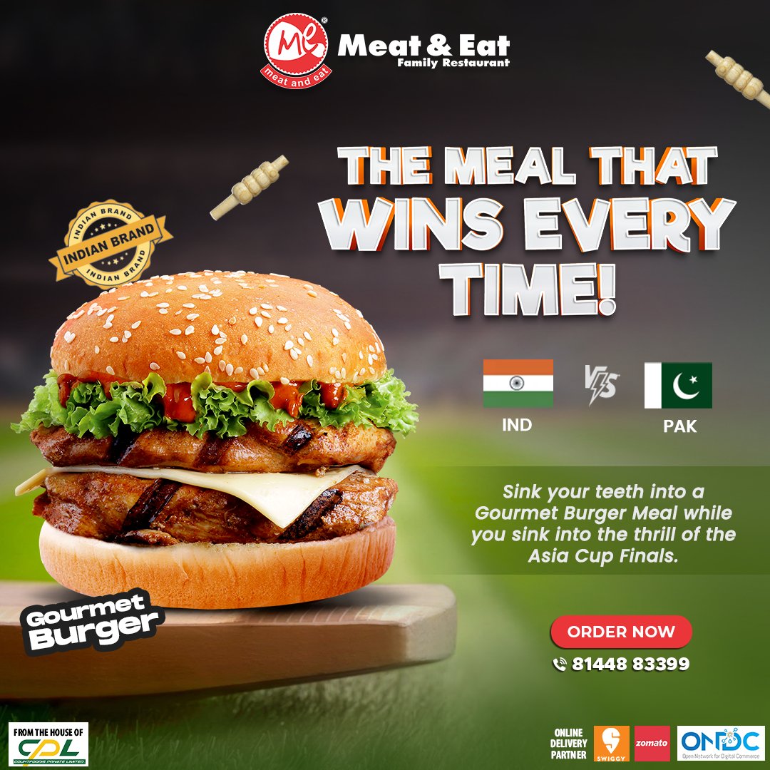 #AsiaCup2025  #TeamIndia #BleedBlue #MenInBlue #CricketFever #CheerForIndia #burger #foodie #CricketLove #IndianCricketTeam #AsiaCup #CricketMeriJaan #IndiaVsUAE #IndianCricketFans #CricketFans #CricketLovers #Sports #GameDay #MatchDay #GoIndia #meatandeat