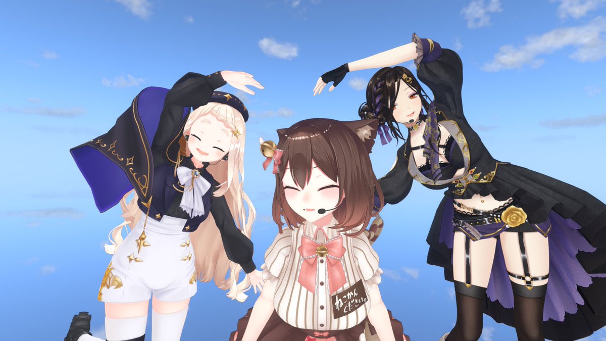 環先輩の3D新衣装お披露目に、巴さんと共に先輩アイドル役として出演