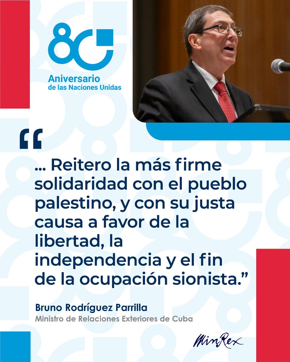 #CubaPorLaVida siempre junto a las causas justas del mundo #Palestinalibre
