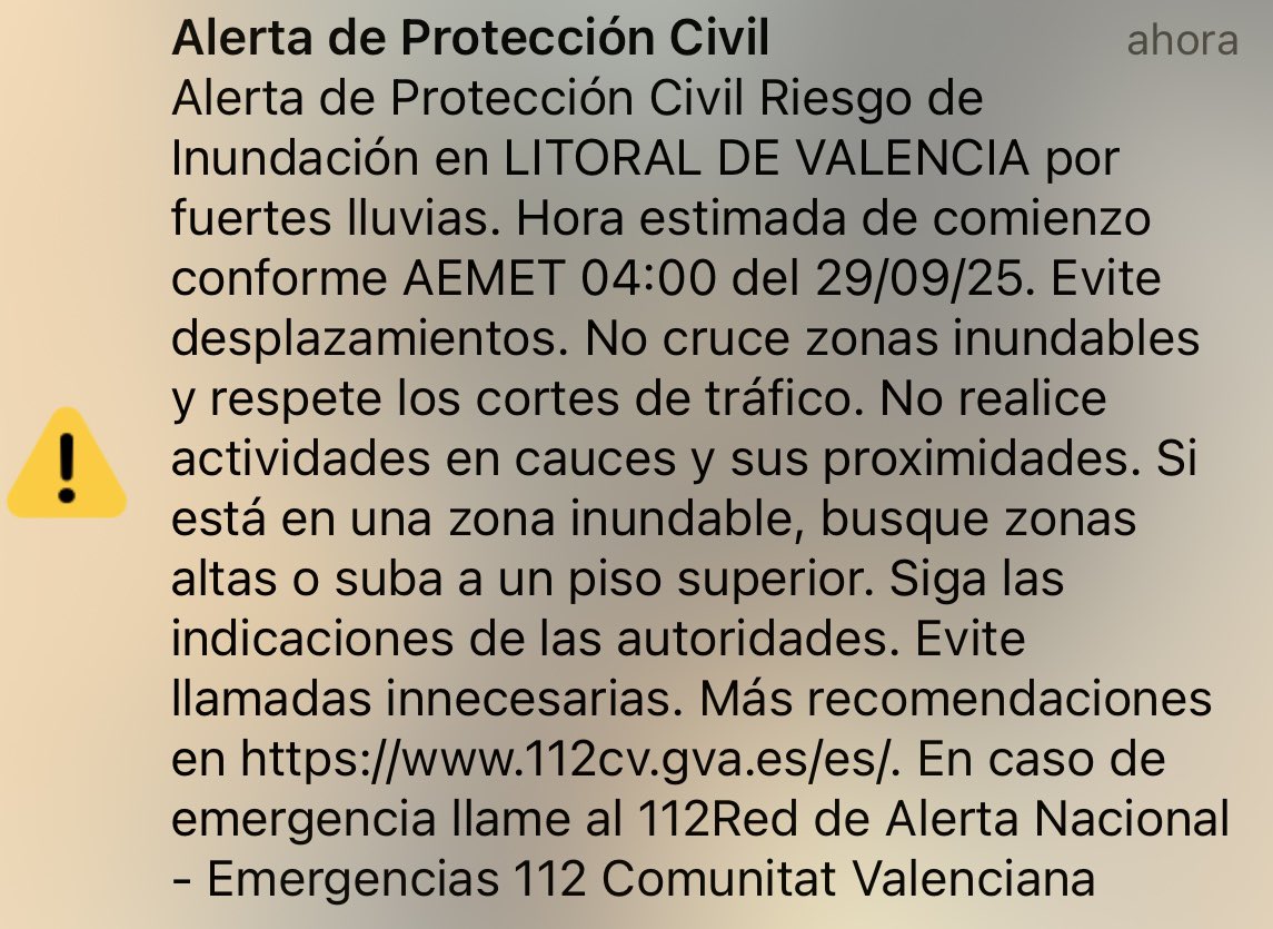 Activa las alertas de Protección Civil en tu móvil para recibir avisos de emergencia en tiempo real:
📱 iPhone (iOS) 👉 Ve a Ajustes → Notificaciones → activa ES-ALERT.
📲 Android 👉 Ve a Ajustes → Notificaciones → Ajustes avanzados → Alertas de emergencias inalámbricas.