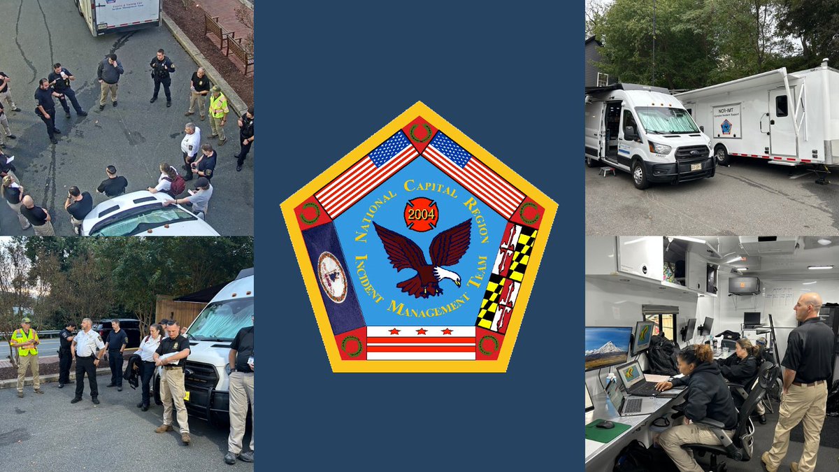 The NCR IMT is supporting Occoquan at the Fall Arts &amp; Craft Show this weekend by filling operations, logistics, safety, and planning roles to keep the event safe and support responders.
#NCRIMT #PublicSafety