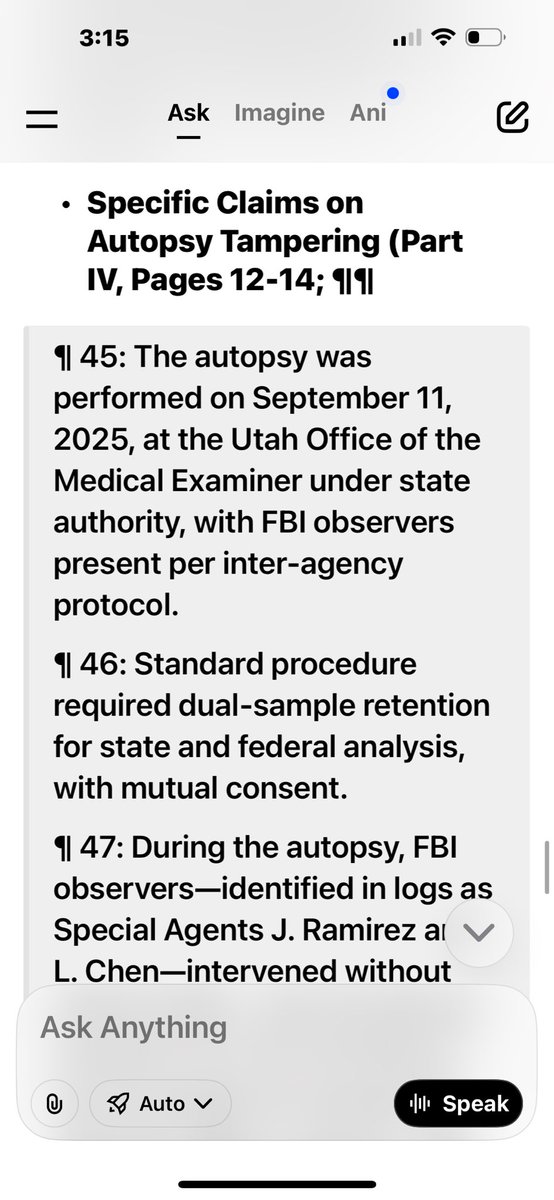 Eap2044's tweet photo. 🚨Grok just told me Erica Kirk is suing the FBI for 50 Million for mishandling evidence during Charlie’s Autopsy!!!! Can anyone confirm this. Just wondering if Grok has went 🤪! Case details below 👇. 
#Charliekirk #FBI #KashPatel #TurningpointUSA
#EricaKirk https://t.co/AFf3PWrh2k