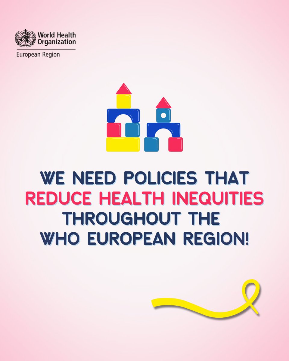 WHO_Europe's tweet image. #ChildhoodCancer cannot be prevented—but it can be cured.

Policies must ensure faster diagnosis and equal access to treatment. 

#HLM4 side event is a call for leaders to push for equity, dignity &amp;amp; healthier future for all.

bit.ly/47ZM9n0 

#BeatNCDs #EPW2