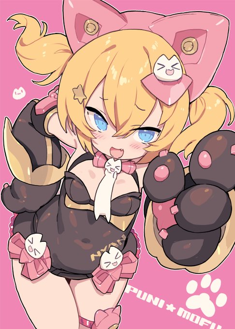 #メガミデバイス PUNI☆MOFU黒マオが発売されました!
早速おむかえ・組み立てしてくださったみなさま
ありがとうございます!✨🙏☺️
カラーリングと表情で、ノーマルマオとはだいぶ違った感じになっているので
よろしければ可愛がったりわからせたりしていただけると～🐈🐈‍⬛ 