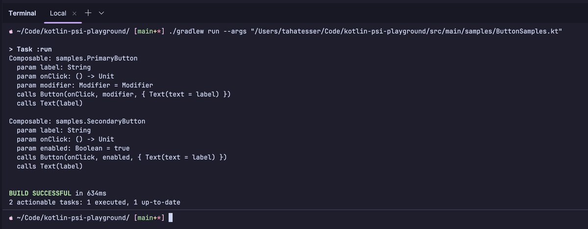 TahaTesser's tweet image. Exploring #Kotlin PSI