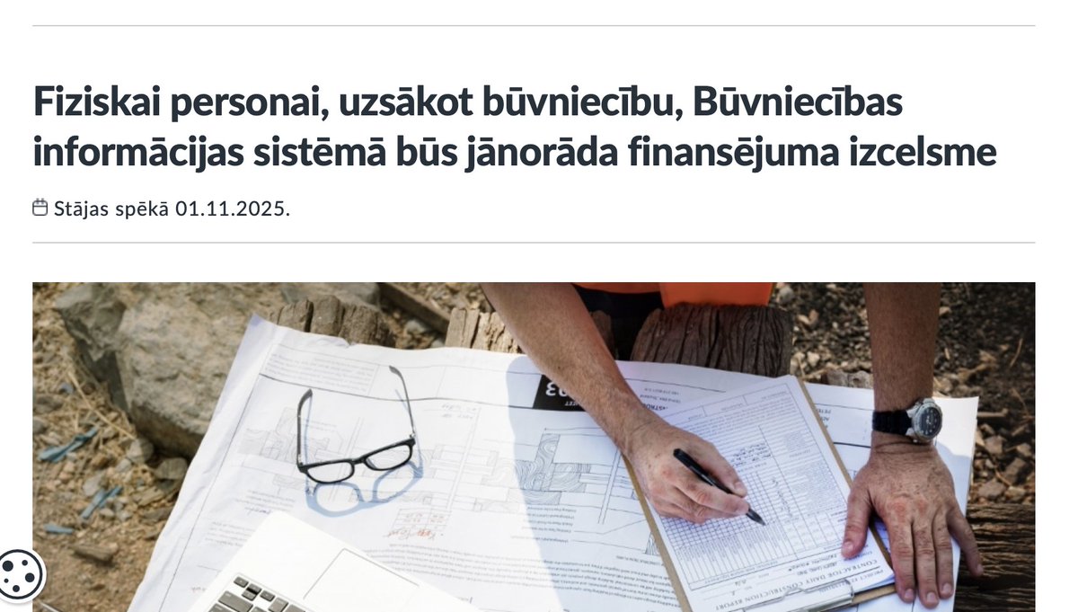 Būvniecības informācijas sistēmā būs jānorāda, no kurienes, maita, piķis???
Būvniecības, kurwa, sistēmā...