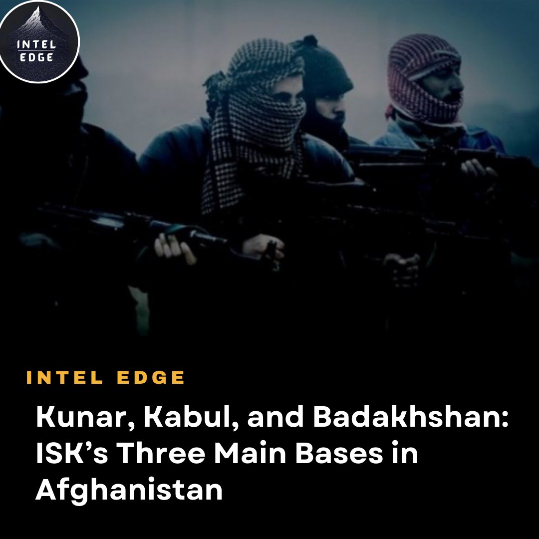The terrorist group of ISK has 3 main operation centers in Afghanistan 

■ #Kunar—responsible for eastern Afghanistan but also supporting operations in Kabul, sending in attack teams. The leadership of this operational centre was largely composed of Central Asians.

■ #Kabul—a