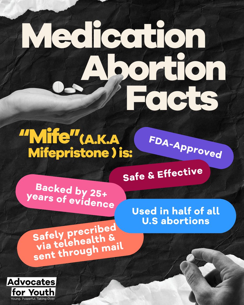 AdvocatesTweets's tweet image. ✨ Mifepristone is essential medicine. On its anniversary, we honor the science, advocacy, and community that fought to make it accessible, &amp;amp; we pledge to keep fighting for everyone’s right to abortion care. 💪🏽 #Mifepristone #Abortion #reprorights #abortionishealthcare #feminism