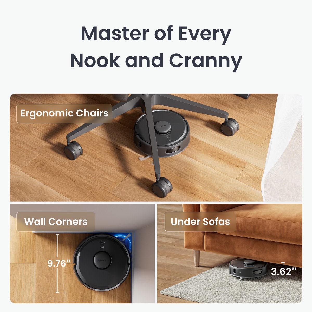 SwitchBot's tweet image. Introducing K11+ Black Edition 🖤 
Same powerful features you love, now with a sleek new look. Smart control, fast cleaning, and style that fits anywhere. Because smart should look sharp too.

Order yours now 👉 
#SmartHome #TechStyle #SwitchBot