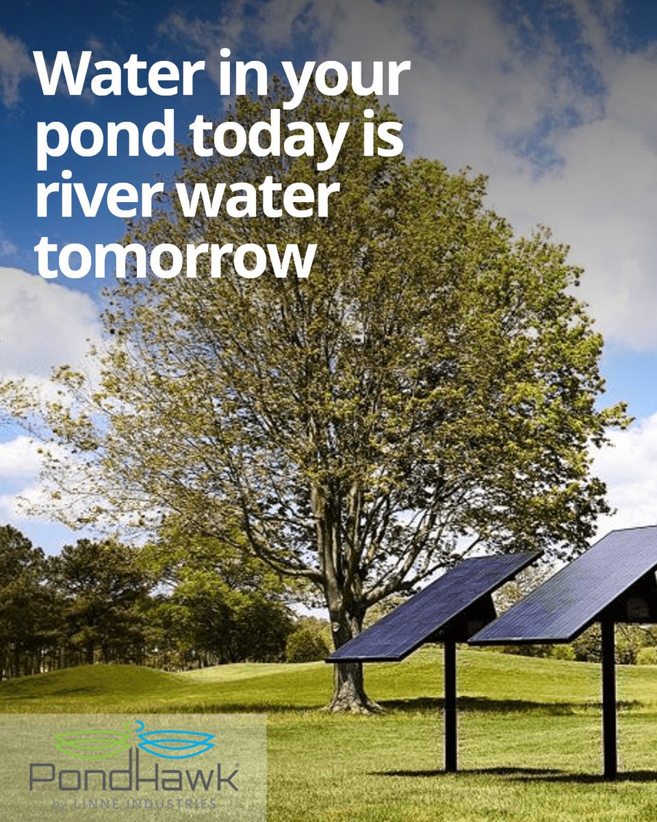 Water from our local stormwater ponds can become our rivers tomorrow. Join us in celebrating World Rivers Day — and discover how PondHawk supports clean water practices in your community. Together, we can make a difference! #WorldRiversDay #stormwater #PondHawk