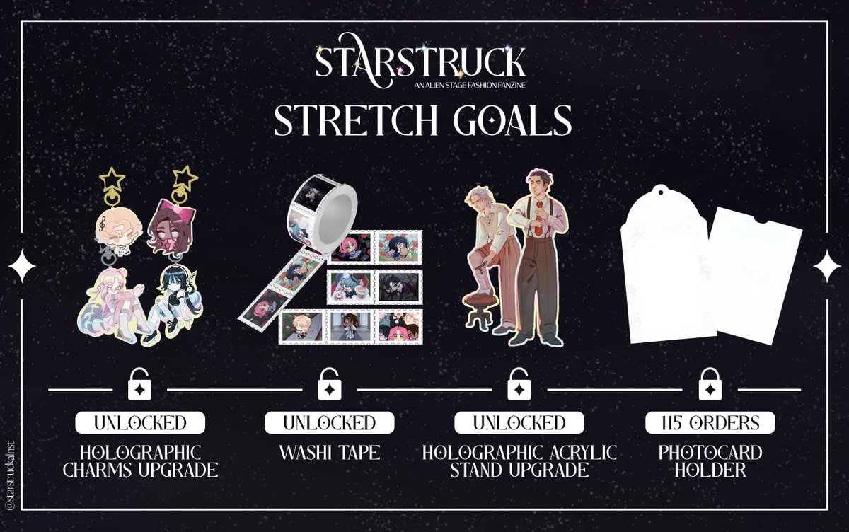 HOLOGRAPHIC STANDEE UPGRADE UNLOCKED! With a little over 12 hours left, can we possibly make it to our fourth and final stretch goal, a beautiful photocard holder? Let's make the most of these final hours! Preorders close tonight at 11:59 PM EST!
