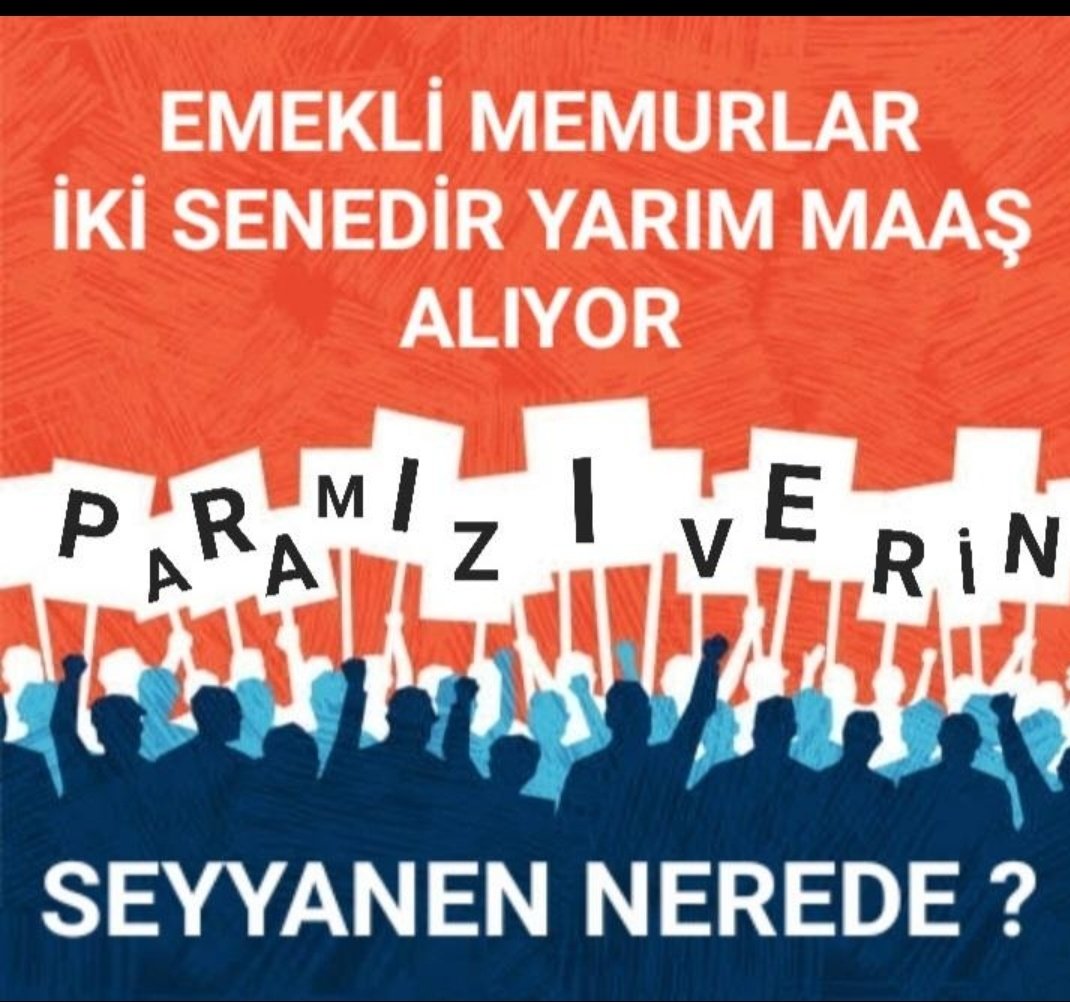 Gülsüm Gülmez (@gulmez_gul31294) on Twitter photo #EmekliMemur seyyanen zam hakkına el koyduğunuz için   18 682 TLeksik maaşla geçim
mücadelesi veriyor.
Bu mu  Adalet❓
Bitirin artık❗ #MemurEmeklisineAdalet sizliği
Haksızlığı 
Hukuksuzluğu
<a href="/RTErdogan/">Recep Tayyip Erdoğan</a> <a href="/Akparti/">AK Parti</a> 
<a href="/AKPartiTBMMGrup/">TBMM AK Parti Grup Başkanlığı</a> 
<a href="/MHP_Bilgi/">MHP</a>
<a href="/iletisim/">T.C. İletişim Başkanlığı</a> <a href="/_cevdetyilmaz/">Cevdet Yılmaz</a> 
<a href="/cemkucuk55/">Cem Küçük</a> #EmekliMemur seyyanen zam hakkına el koyduğunuz için   18 682 TLeksik maaşla geçim
mücadelesi veriyor.
Bu mu  Adalet❓
Bitirin artık❗ #MemurEmeklisineAdalet sizliği
Haksızlığı 
Hukuksuzluğu
<a href="/RTErdogan/">Recep Tayyip Erdoğan</a> <a href="/Akparti/">AK Parti</a> 
<a href="/AKPartiTBMMGrup/">TBMM AK Parti Grup Başkanlığı</a> 
<a href="/MHP_Bilgi/">MHP</a>
<a href="/iletisim/">T.C. İletişim Başkanlığı</a> <a href="/_cevdetyilmaz/">Cevdet Yılmaz</a> 
<a href="/cemkucuk55/">Cem Küçük</a>