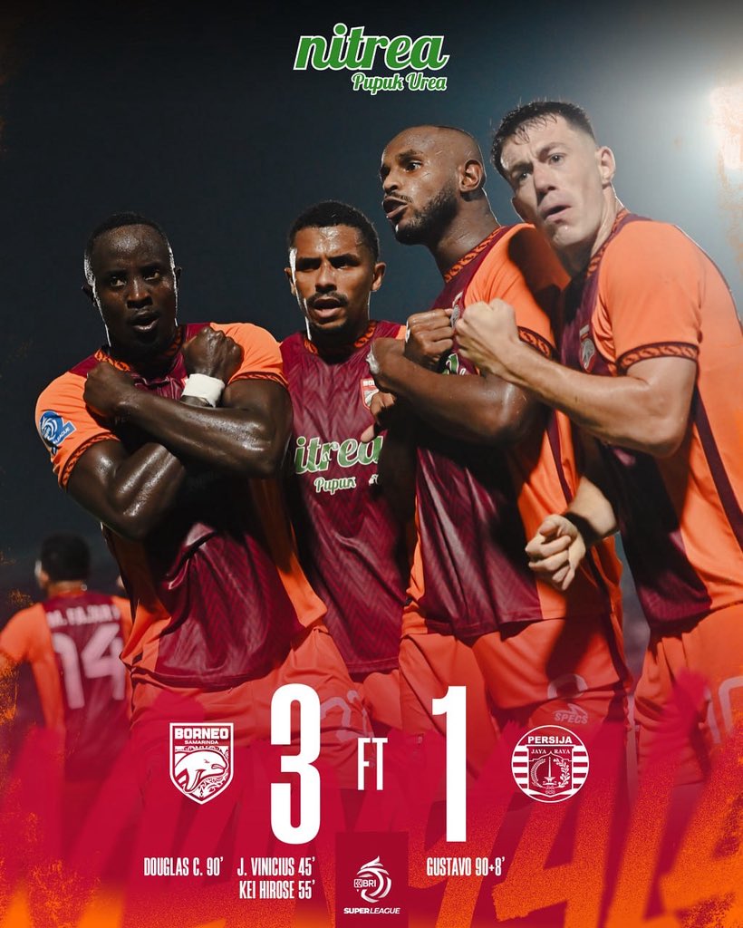 MALAM INI BAHAGIA BANGET SUMPAH!! 🧡✨

#BorneoFC #Samarinda #Manyala #WeAreSamarindans