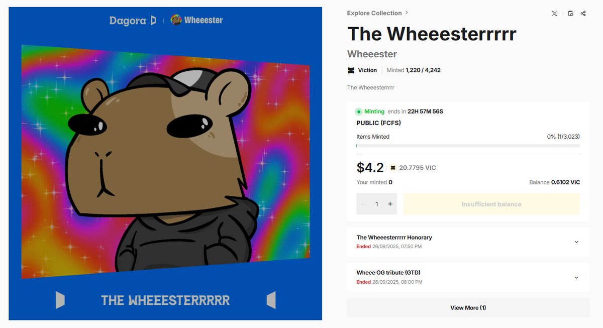 BTC Money (@btcmoney10) on Twitter photo <a href="/wheeesterDAO/">Wheeester DAO</a> PUBLIC (FCFS) <a href="/wheeesterDAO/">Wheeester DAO</a> Opportunity for anyone who has forgotten the WL round <a href="/wheeesterDAO/">Wheeester DAO</a> PUBLIC (FCFS) <a href="/wheeesterDAO/">Wheeester DAO</a> Opportunity for anyone who has forgotten the WL round