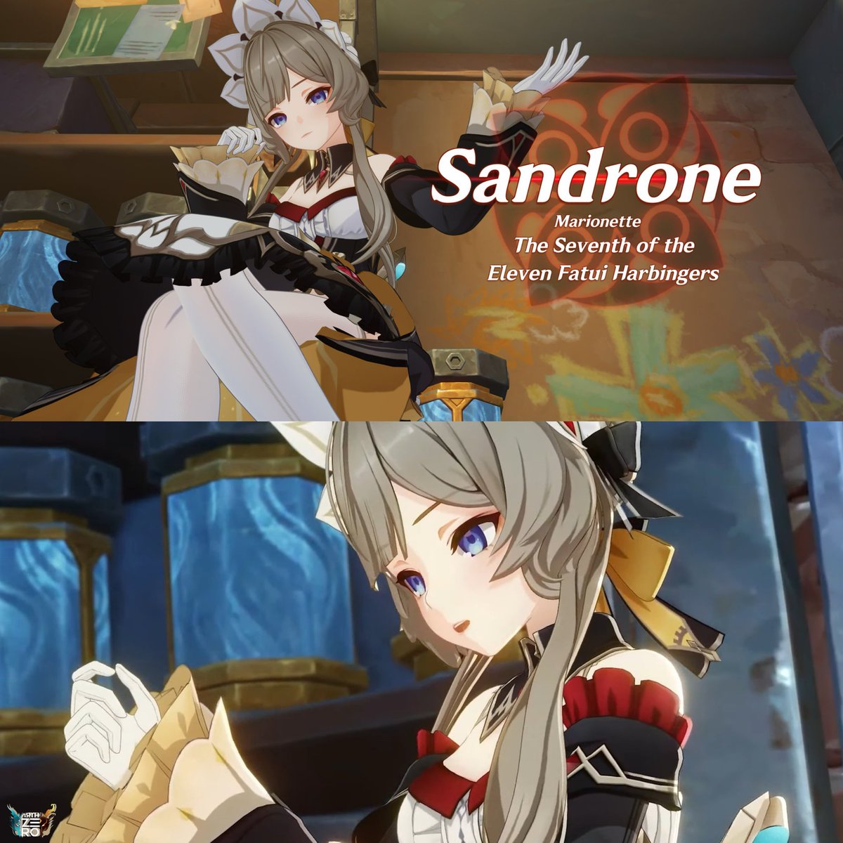 Sobre Sandrone ~ Genshin Impact v6.X‼️

• Sandrone sería jugable de la versión 6.X
• Personaje Principal: Con esto se refiere a que recibirá mucho Marketing como lo han hecho con personajes como Mavuika en Genshin, Castorice, Phainon y Cyrene en HSR.
• Tipo de reacción: