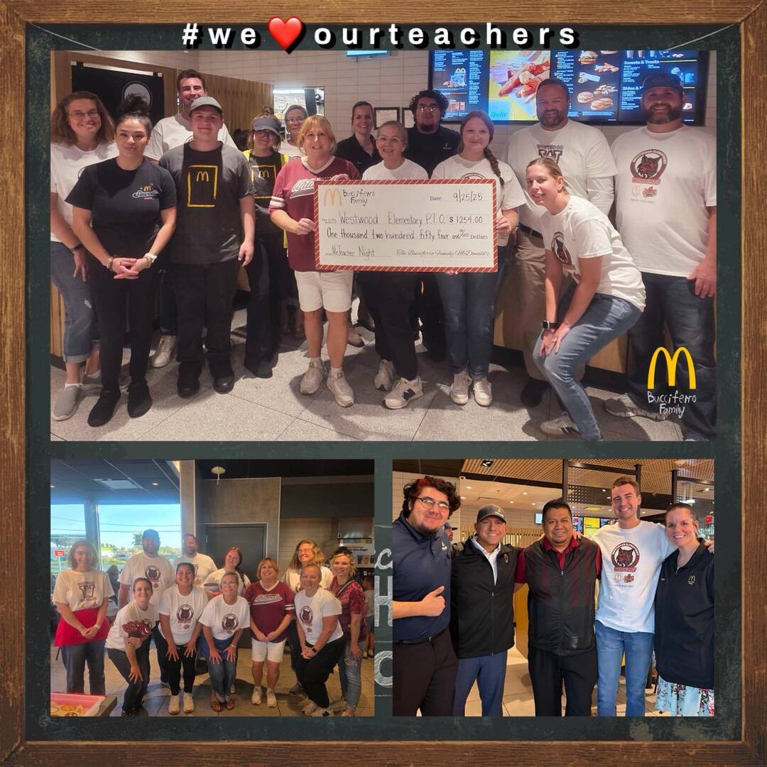 ironarchmcd's tweet image. 🎉 Huge shoutout to the amazing team at Westwood Elementary for making our MCTeacher night a hit! You all truly rock! #mcteachernight🍔🍟🍦 #woodstockil #weloveourcommunity❤️ #mcddonalds #teambucciferro