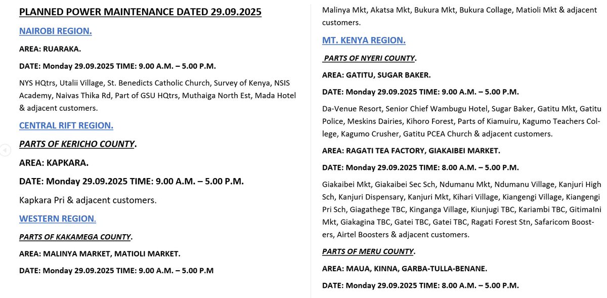 Kenya Power tweet media
