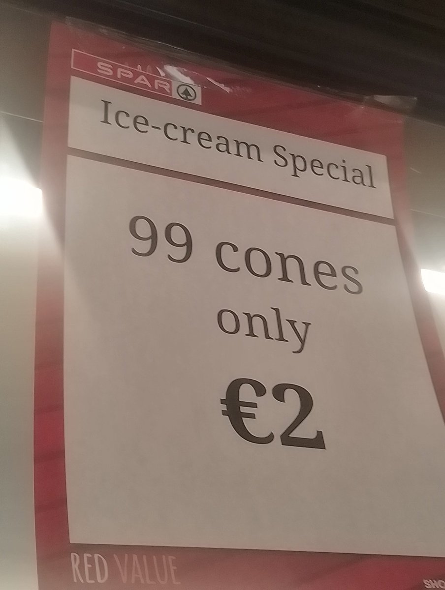 JoeSeward1's tweet image. COME RACING
The BEST Value on the track today is at the 
Spar Shop €2 for an 
ice cream cone a 99
@curraghrace 😁😁
🍦🍦🍦🍦🍦🍦🍦
I&apos;ve paid from €4 up to €7 for an  Ice Cream at different Irish tracks from the ice cream vans. 🍦🍦 
#Curragh 
#IceCream 🍦