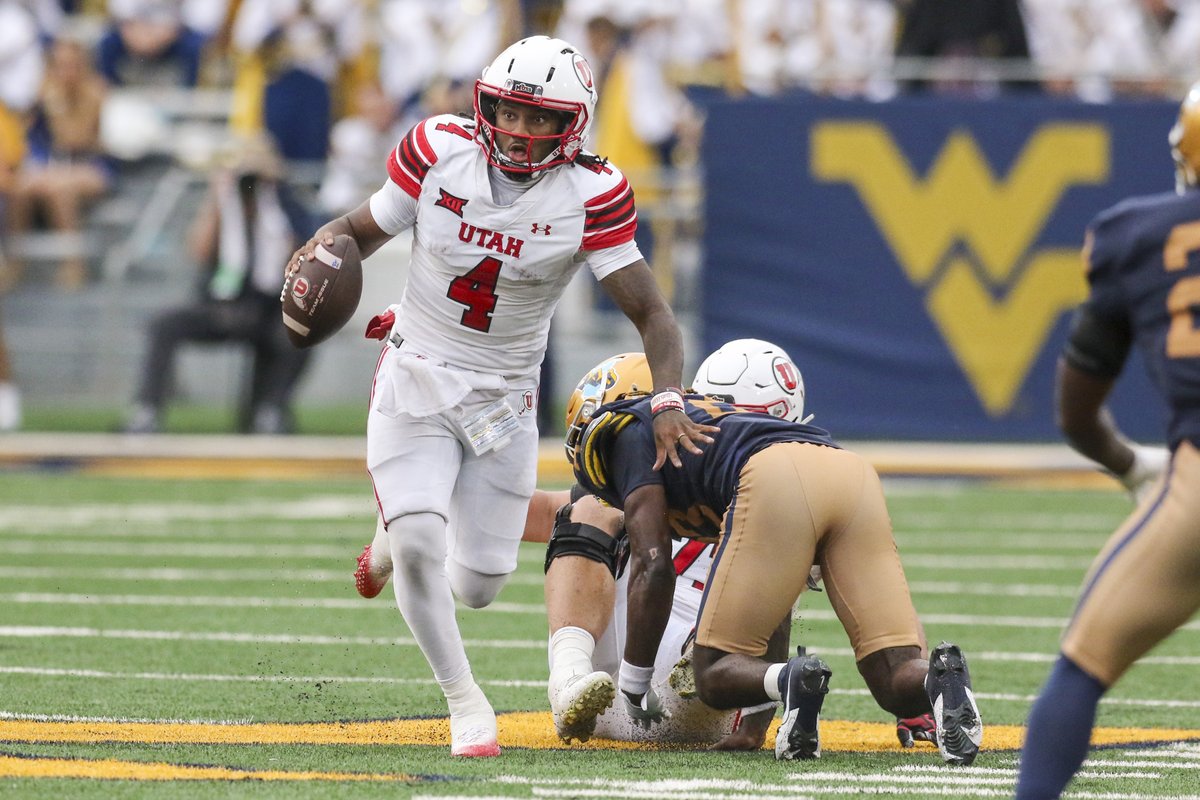 CamMellor's tweet photo. Highest-graded QBs, Week 5:

1) Devon Dampier, Utah: 93.4
2) Jacob Conover, Utah State: 89.1
3) Luke Altmyer, Illinois: 88.3
4) Micah Alejado, Hawaii: 87.4
5) CJ Carr, Notre Dame: 87.2
6) LaNorris Sellers, South Carolina: 86.6
7) Julian Sayin, Ohio State: 86.5
8) Trinidad Chambliss, Ole Miss: 86.3
9) Lunch Winfield, Louisiana: 86.0
10) Ty Simpson, Alabama: 85.9