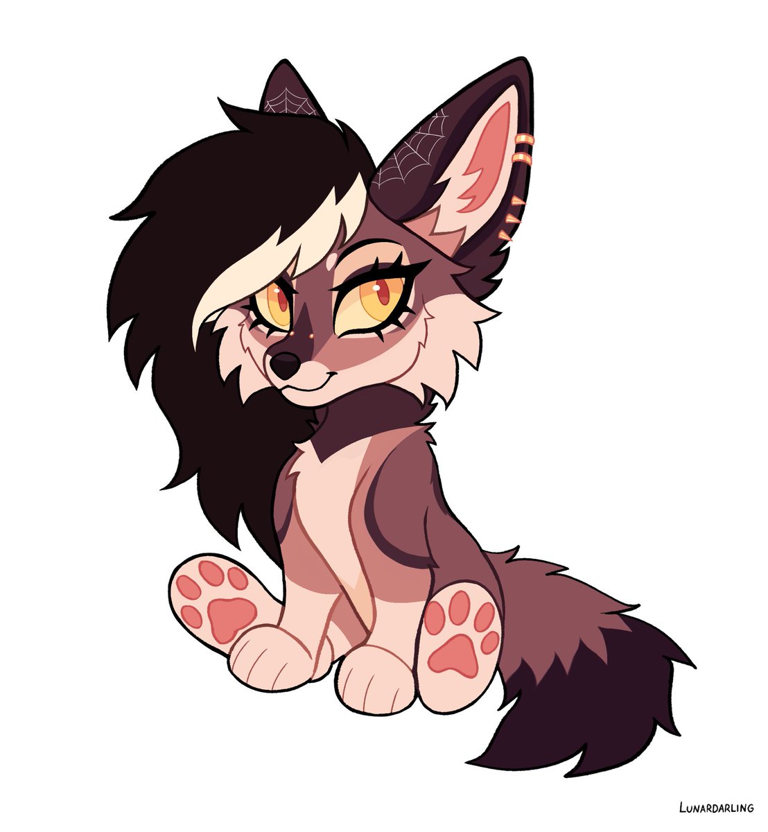 lunardarling's tweet photo. Chibi of my fursona Tara 🖤
#chibifurry #furryart #furryartist #wolffurry #digitalfurryart #furryfandom #fursona #fursonadrawing https://t.co/CrvUgTeHfV