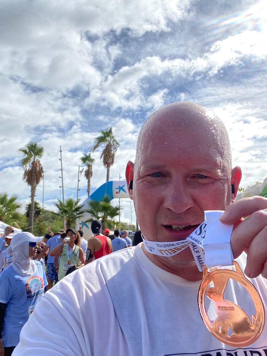 MrACWard's tweet photo. For my friends on here, this morning I’ve ran the Marbella half marathon for Alzheimer’s research.  If anyone wants to donate to my cause just DM and I’ll send it over https://t.co/T8nrwwTv6b