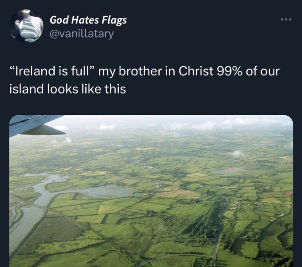 “Quick, let’s admit millions of migrants and destroy our culture and countryside! Don’t forget, we care about nature!”
