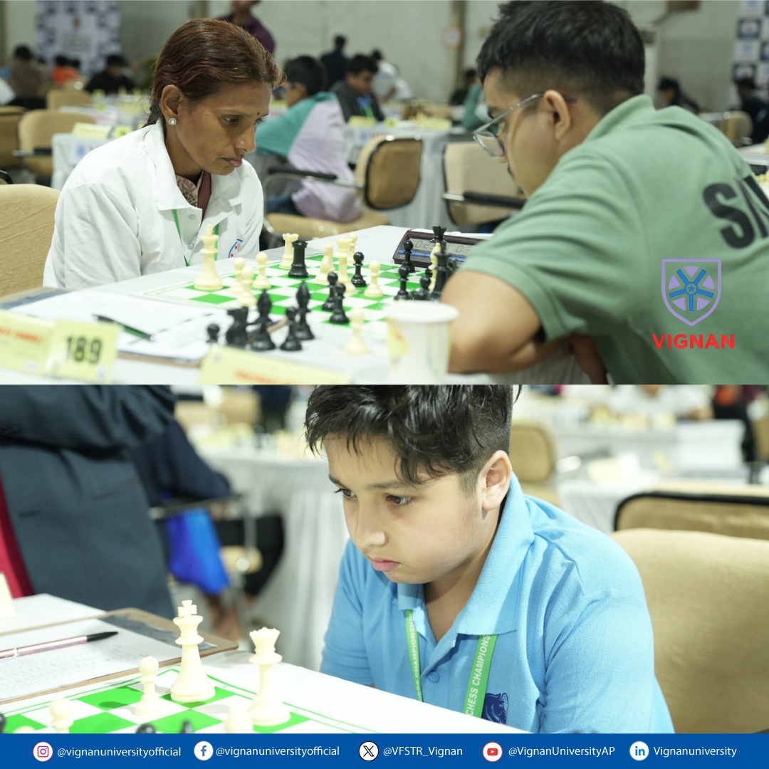 🌟 Special Visit by Indian Chess Grandmaster Srimathi. Koneru Humpy! 🌟

#chess #championship <a href="/VFSTR_Vignan/">Vignan's University Official</a>