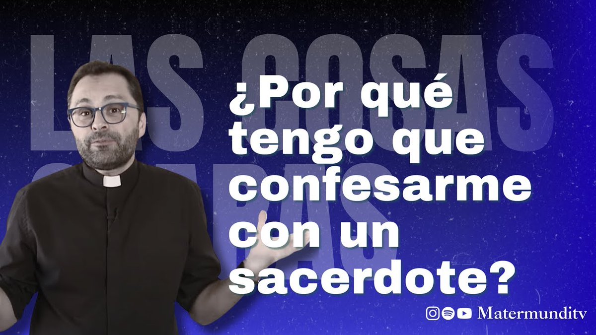 Las cosas claras. No demos por hecho que todos saben lo que habría que saber para en verdad la fe católica y conocer la doctrina de la Iglesia, por básico que parezca. Hoy día hay ya generaciones que acumulan muchas dudas y desinformación. #lascosasclaras youtu.be/z0YfirzhUF4
