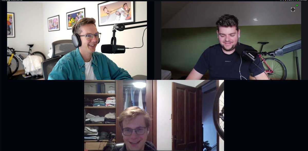 things still not going well for Belgium <a href="/BenjiNaesen/">Benji Naesen</a> can't connect his microphone and is waiting for <a href="/LucGrefte/">Luc Grefte</a>  to fix