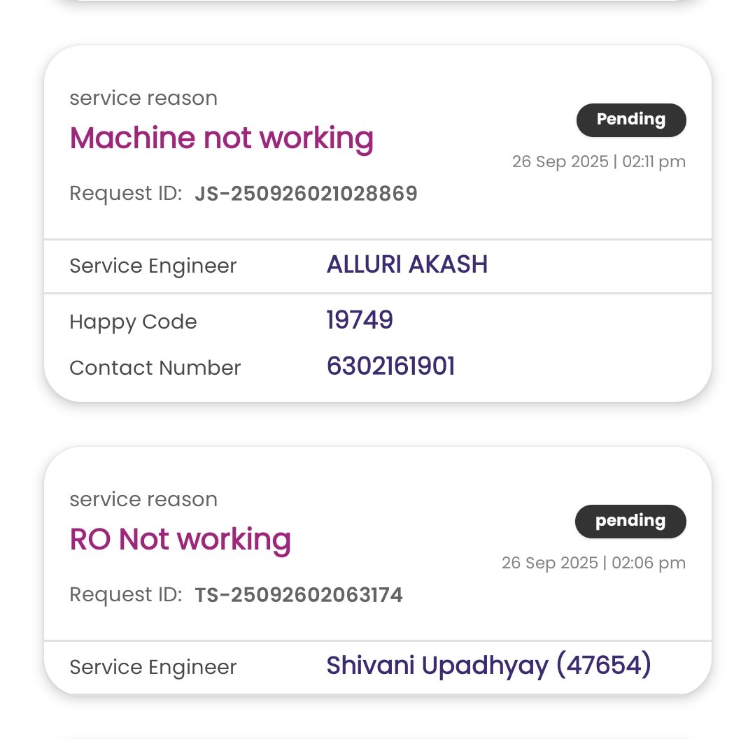 kvsaiteja's tweet photo. @Livpure_India @LivpureSmart this is not acceptable.. no one reached out to me nor the issue got resolved..
It's now 3 days... I dont know what kind of service this is .. you are asking a customer to go out ?? https://t.co/vT3tGUd39E
