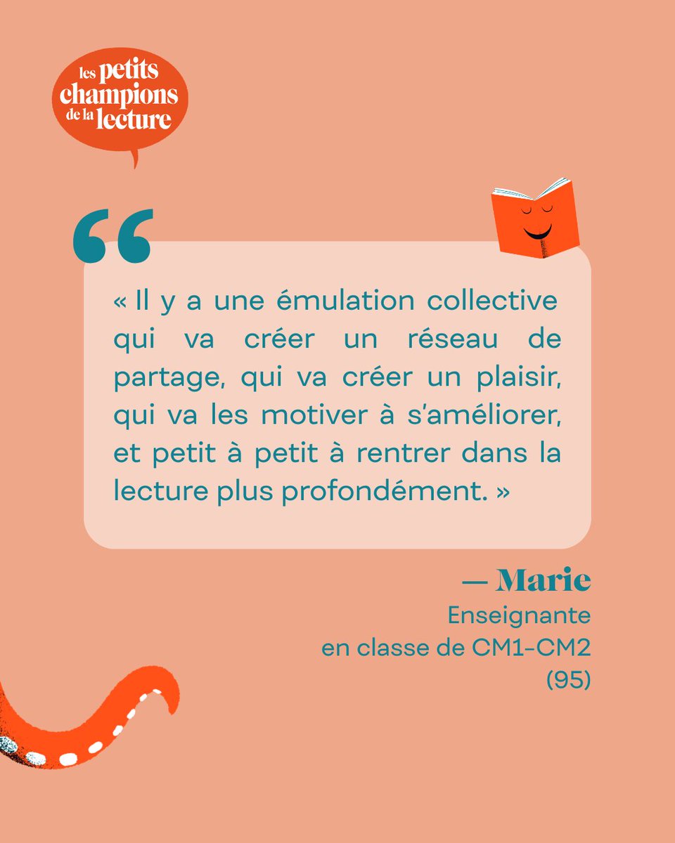 championlecture's tweet image. 👩‍🏫 En cette Journée mondiale des enseignants, nous leur donnons la parole !

➡️ Swipez pour découvrir leurs témoignages inspirants 💬

🙏 Merci aux enseignants qui accompagnent nos Petits champions chaque année !

#JournéeMondialeDesEnseignants #Lecture #PetitsChampions