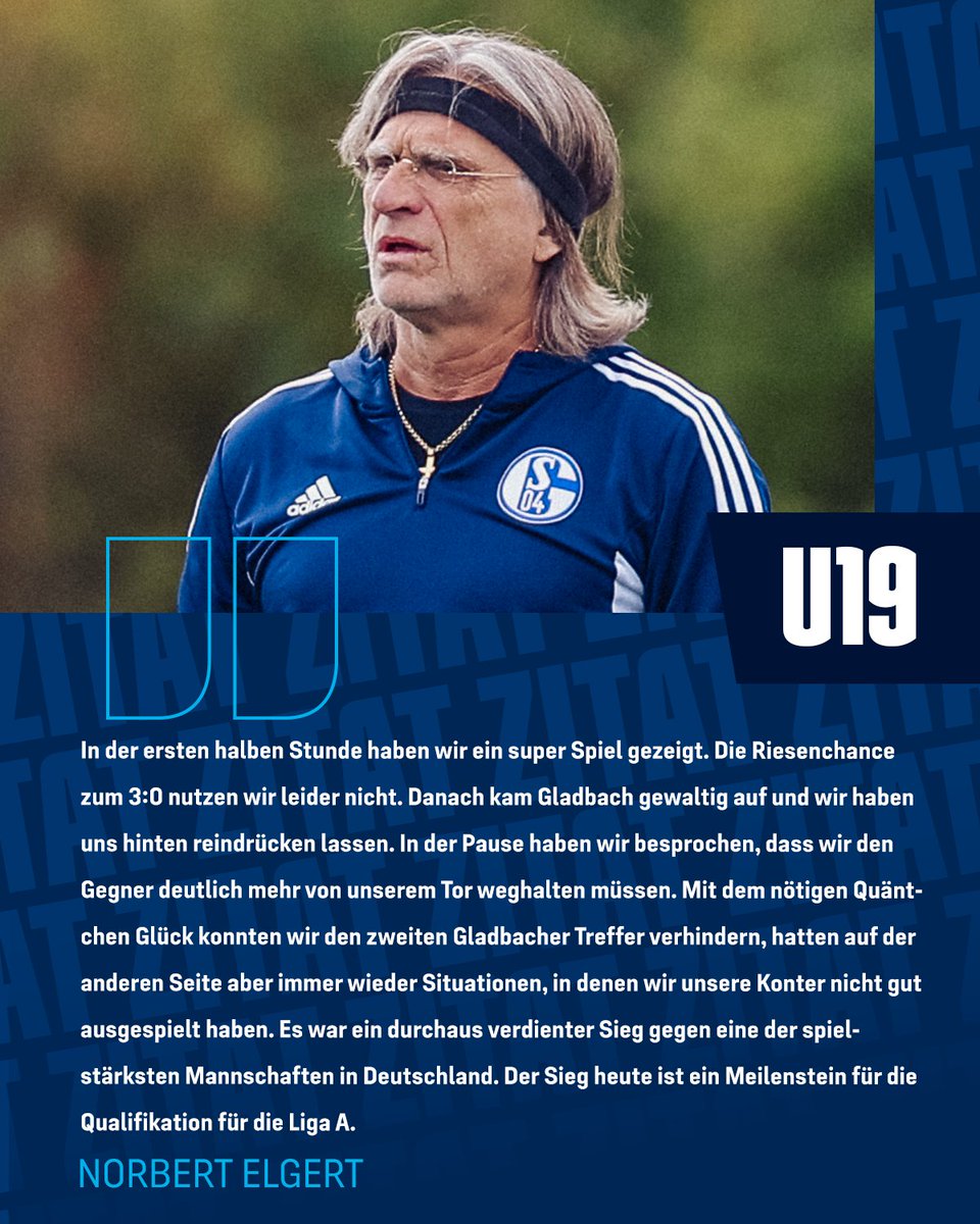 Und die nächsten 3️⃣ Punkte 💪

Der #U19-Spielbericht zum Swipen! ⬅➡

#schmiede #U19Nachwuchsliga #S04