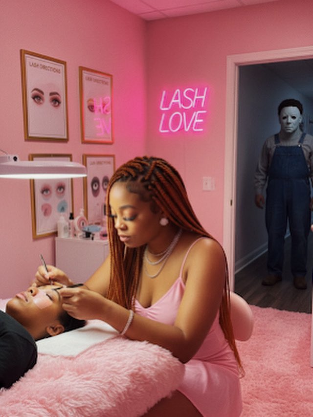 _brisworld's tweet image. I had to try it 🥰 
Y’all make sure y’all book yall lash appointments 🤗
I promise Michael ain’t gone be there 😂 
Txt me 8102931065 😘