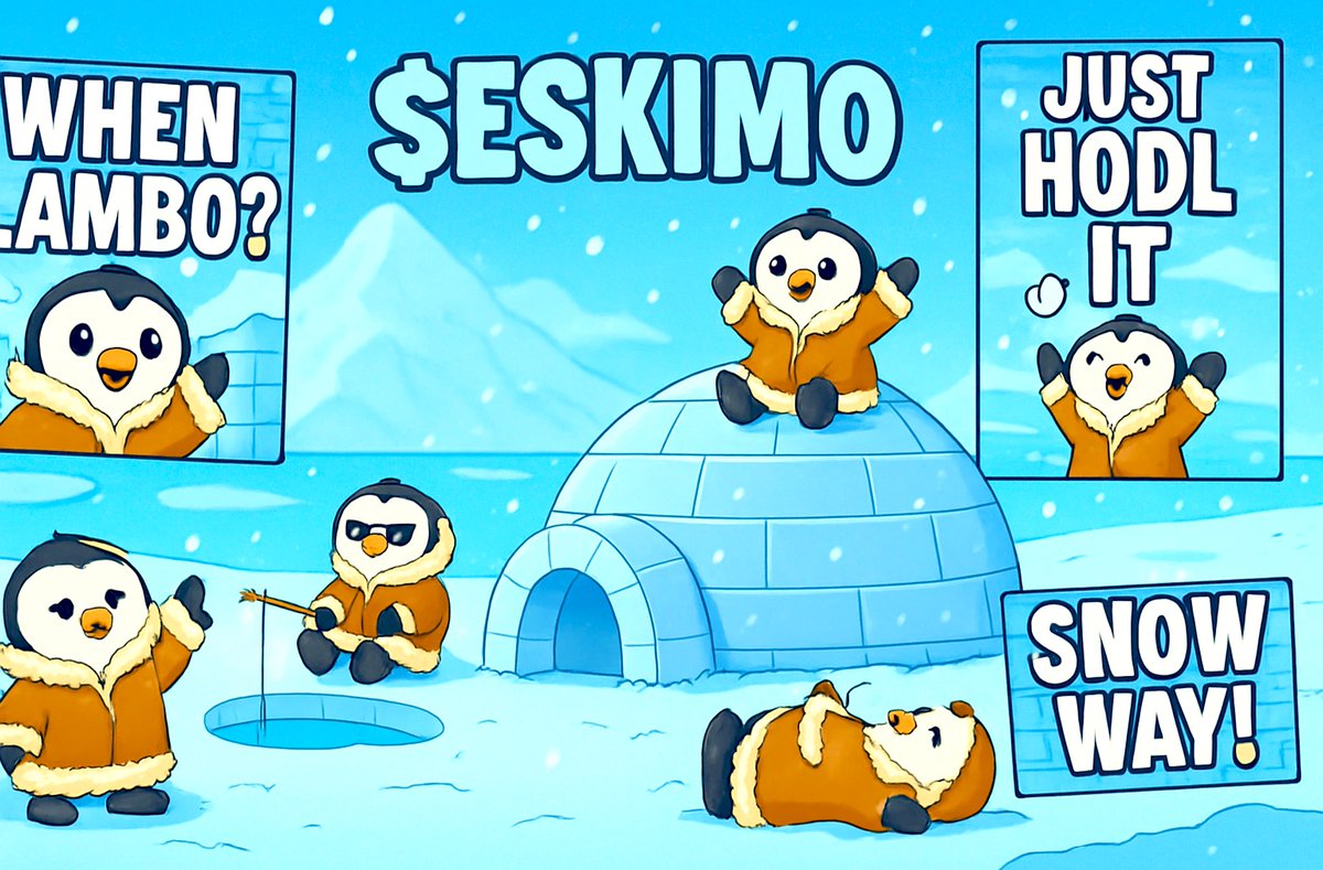 ❄️ The $ESKIMO family keeps growing stronger every day! 

From Abstract Chain vibes to the heart of our community, it’s all about showing up, supporting each other, and building something legendary together.

Drop an ❄️ if you’re riding with $ESKIMO into this next wave

#Eskimo
