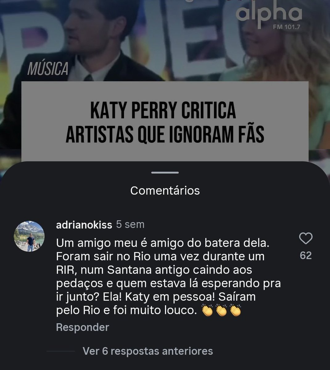 mendes_vi's tweet photo. GENTEEEE, o relato desse querido de quando a Katy veio pro brasil em 2018, ele me mandou a foto do amigo dele pelo insta 🥹🥹🥹 https://t.co/GguEGt7fy4