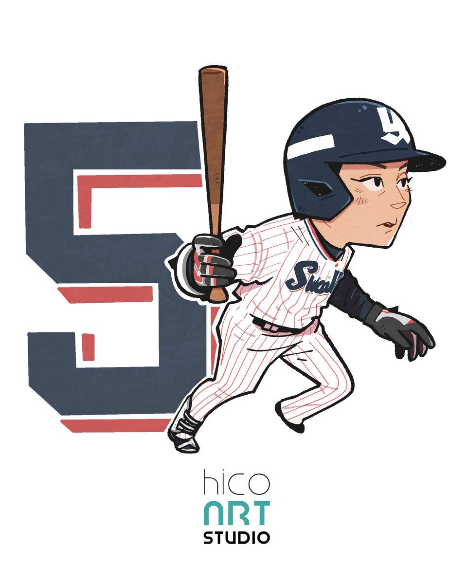 hicoARTSTUDIO's tweet image. 川端慎吾選手
#swallows