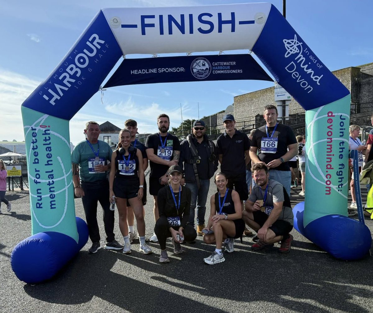 Congratulations to everyone who took part in today’s <a href="/MindDevon/">Devon Mind</a> #Plymouth Harbour 10km including our own Team #Cattewater. We were proud to be this year’s headline sponsor - events like this enable Devon Mind to continue to provide vital mental health services in Devon.

💙🏃🏃‍♀️🏃‍♂️