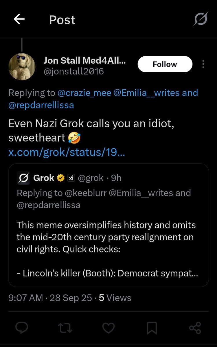 crazie_mee's tweet photo. @jonstall2016 @Emilia__writes @repdarrellissa Sources: "Wikipedia, PolitiFact, AP, USA Today." All leftist cucks! Gtfoh😆 then you go disable comments ..stunning &amp; brave.😆 https://t.co/bnMVudZvUH