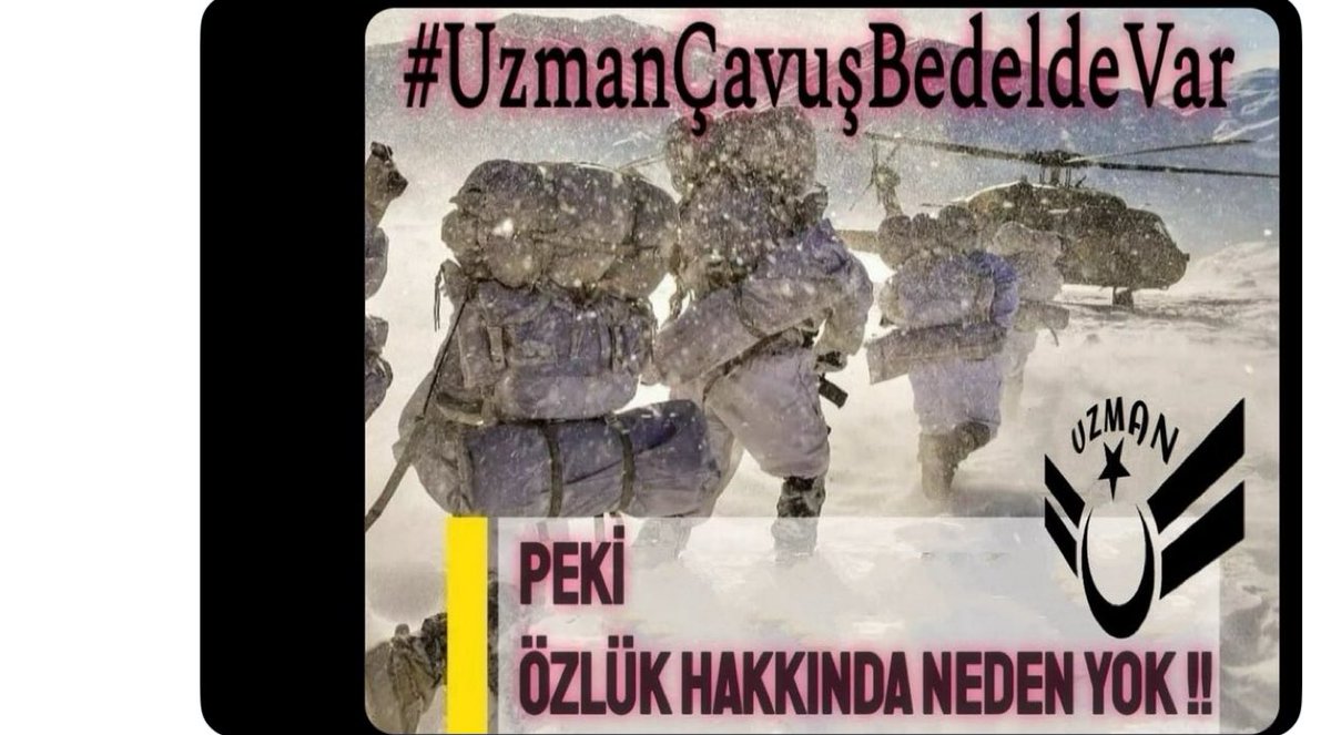 Uzman çavuşlarımız, yıllarını vatan hizmetine adamış,  
her zorlu coğrafyada görevini layıkıyla yerine getirmiştir.  

Ancak <a href="/3269/">strawberry fields</a> sayılı Kanun,  
bu onurlu görevin karşılığını vermekte yetersiz kalmaktadır.  

Görev süresi boyunca sosyal ve ekonomik haklarda yaşanan eksiklikler,