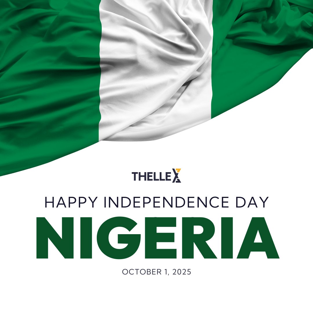 Happy Independence Day, Nigeria 🇳🇬

At Thellex, we celebrate the resilience, innovation, and spirit of Nigerians everywhere. Together, we’re building solutions that empower businesses and individuals to thrive.

Here’s to a future of endless possibilities.