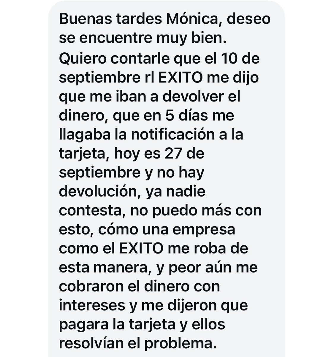 Sigo esperando respuesta señores <a href="/almacenesexito/">Éxito®</a> <a href="/sicsuper/">Superintendencia de Industria y Comercio 🇨🇴</a>